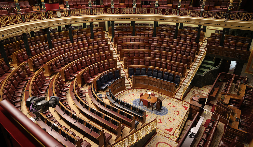 El hemiciclo el 30 de mayo, día después del anuncio del adelanto electoral al mes de julio