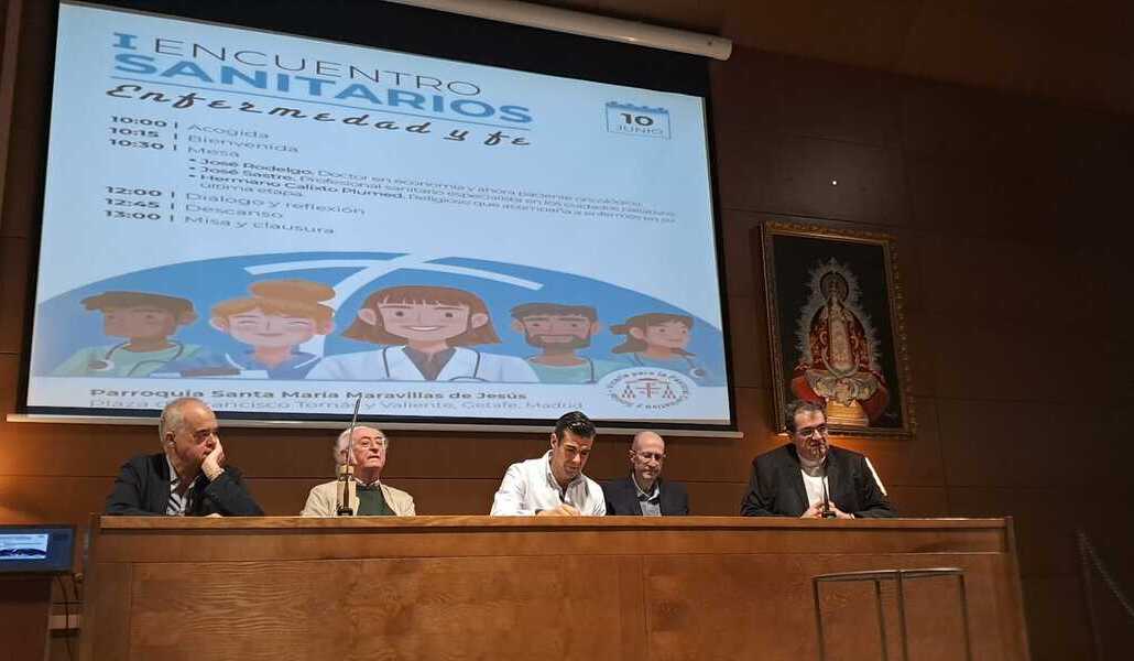 Encuentro de sanitarios de Getafe sobre eutanasia