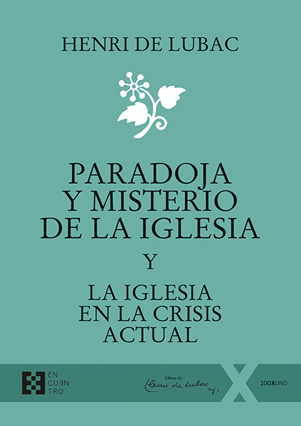 Portada de 'Paradoja y misterio de la Iglesia. La Iglesia en la crisis actual'