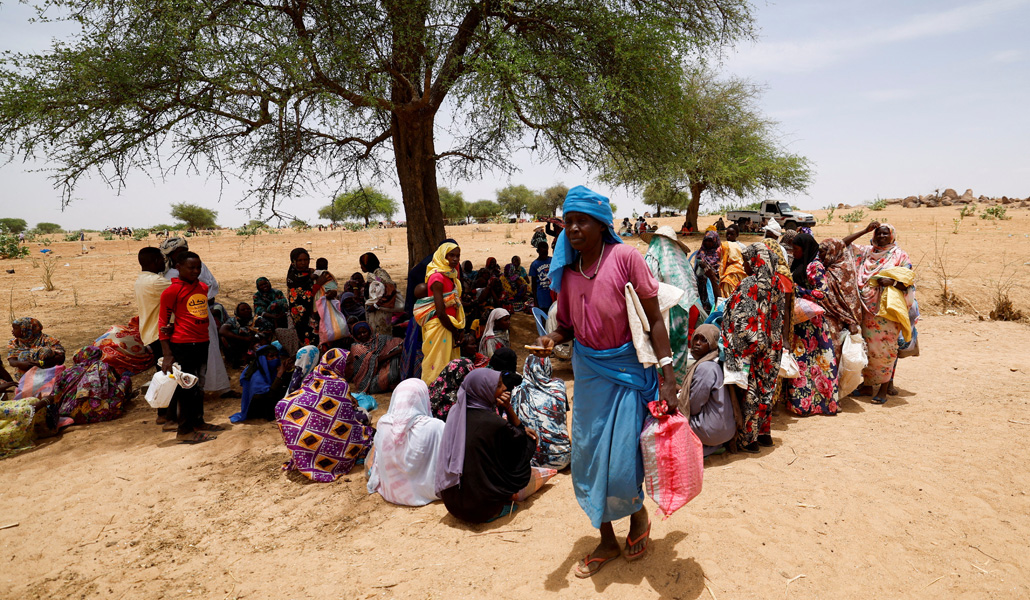 Refugiadas sudanesas recién llegadas a Chad en busca de protección