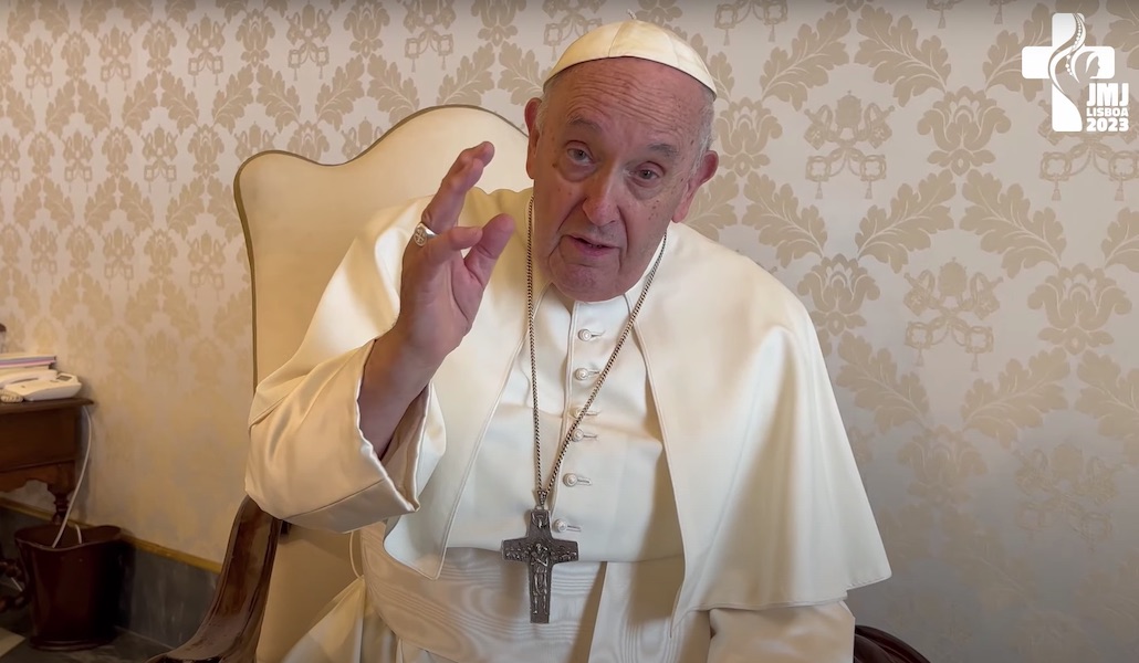 El Papa bendice a Edna en el vídeo que le ha enviado