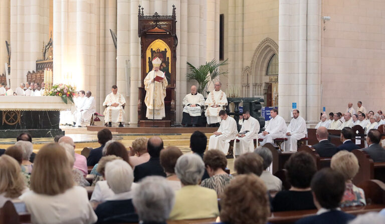 Misa de acción de gracias por su ministerio el pasado 24 de junio