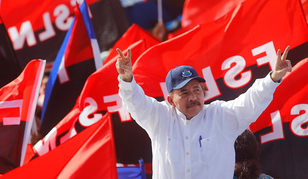 El presidente de Nicaragua, Daniel Ortega