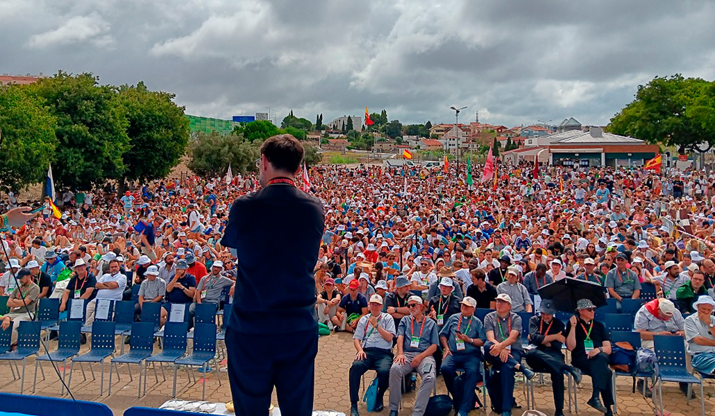José Cobo, ante miles de jóvenes en la Rise Up de este miércoles, 2 de agosto