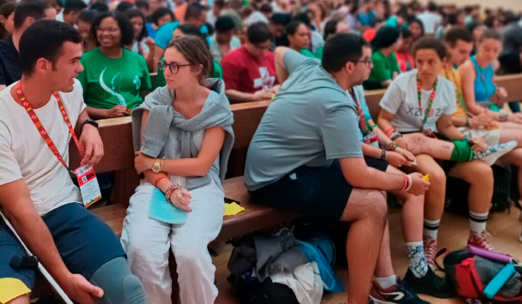Jóvenes Rise Up Vidal JMJ Lisboa