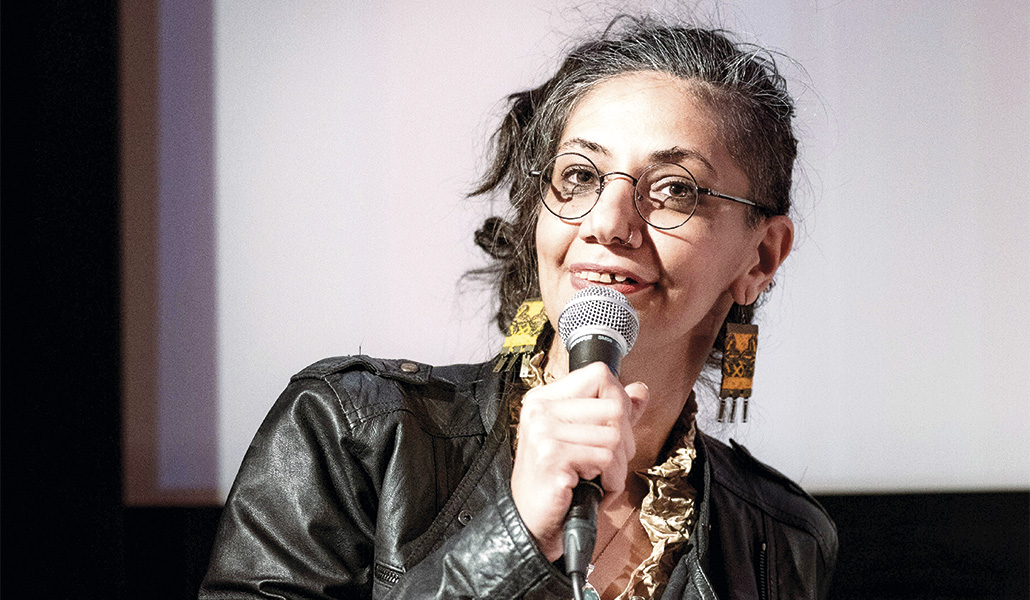 Khani en la presentación de un documental en agosto