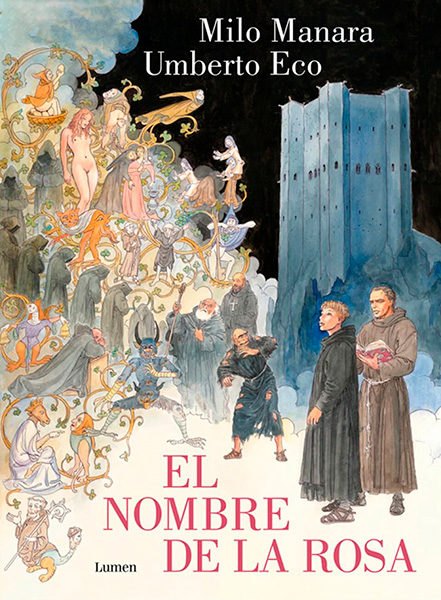 Portada de 'El nombre de la rosa'