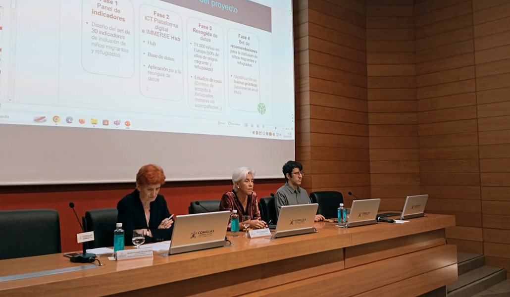 Un momento de la presentación de los resultados del proyecto IMMERSE