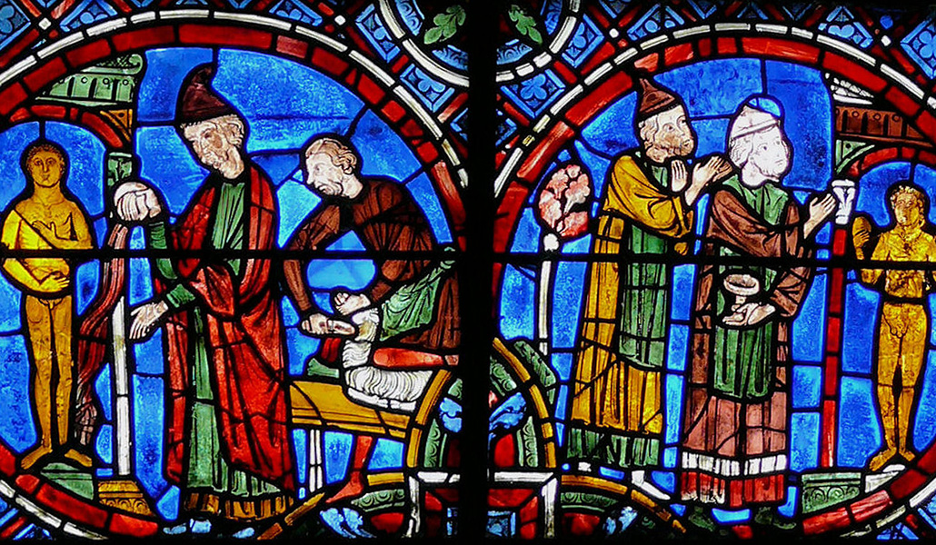 San Simón y San Judas Tadeo vidriera