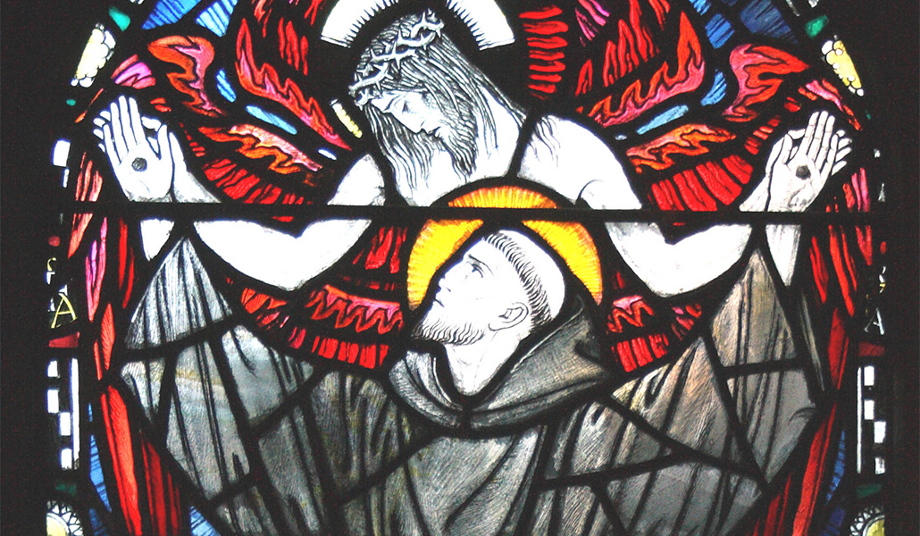 Vidriera de san Francisco