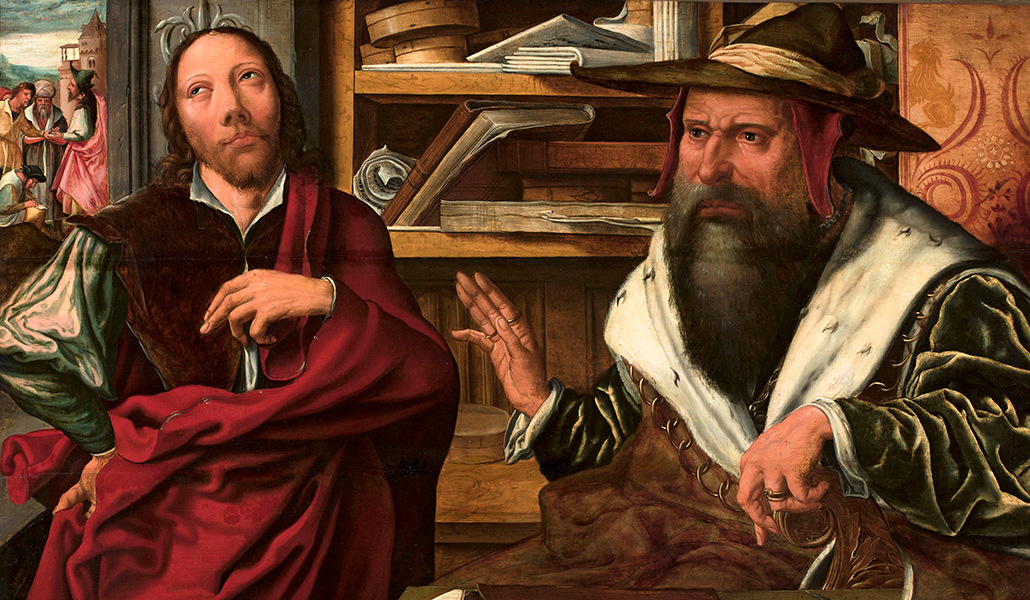 'Parábola del administrador injusto'. Marinus van Reymerswaele. Museo Nacional de Varsovia, Polonia.