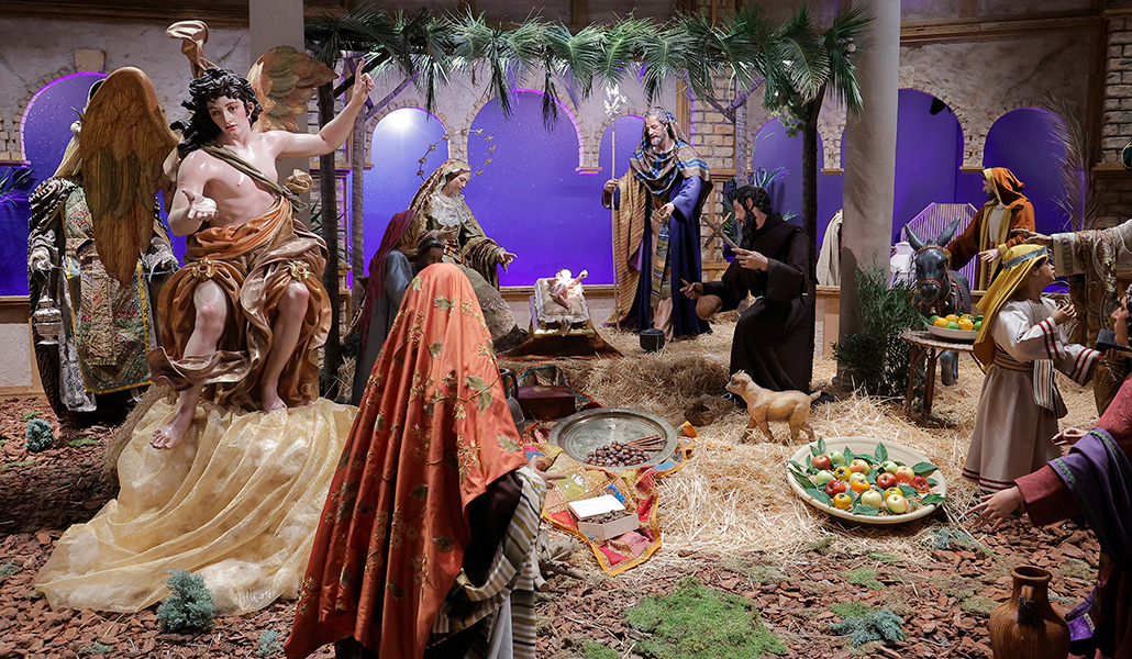 Belén en la exposición 'Franciscus, 800 años de belenismo', en Sevilla
