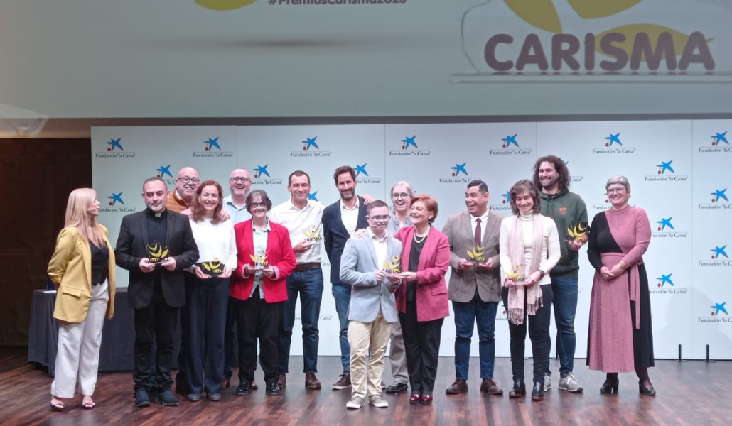 Foto de familia de los premiados