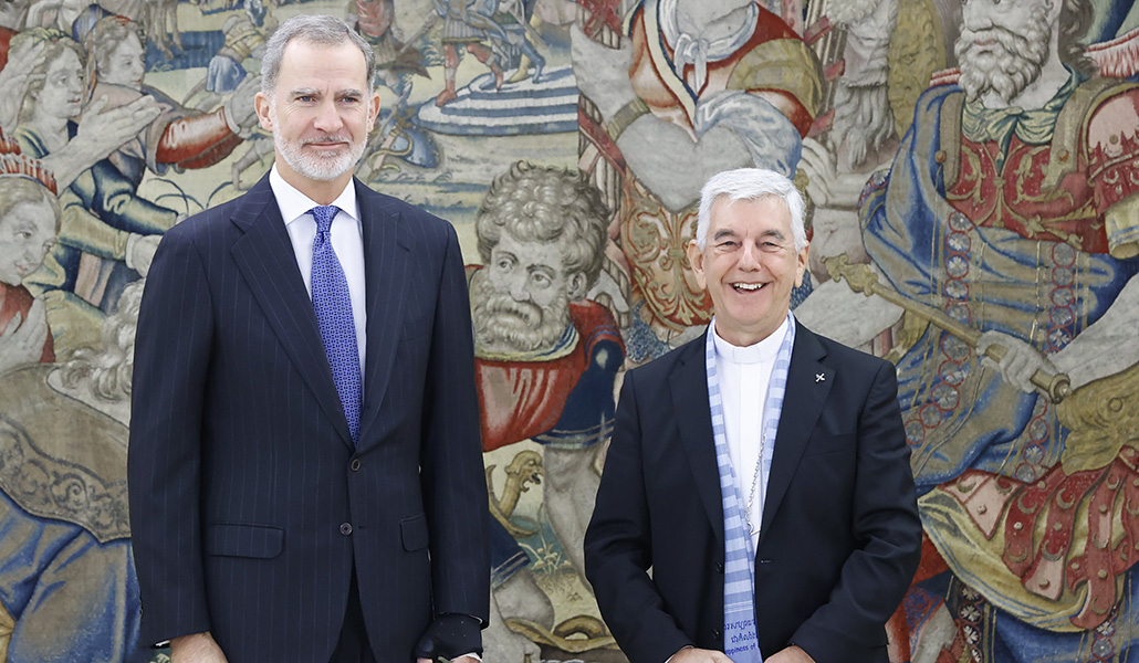 Encuentro del rey Felipe VI con Kike Figaredo