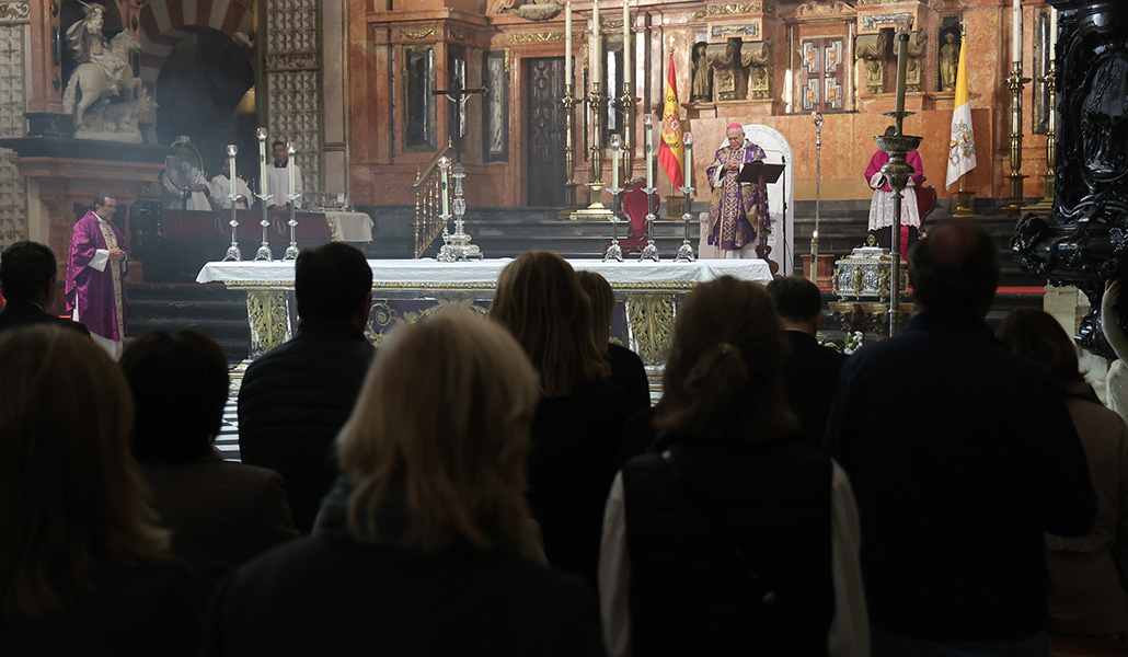 Misa funeral por Álvaro Prieto presidida por Demetrio Fernández