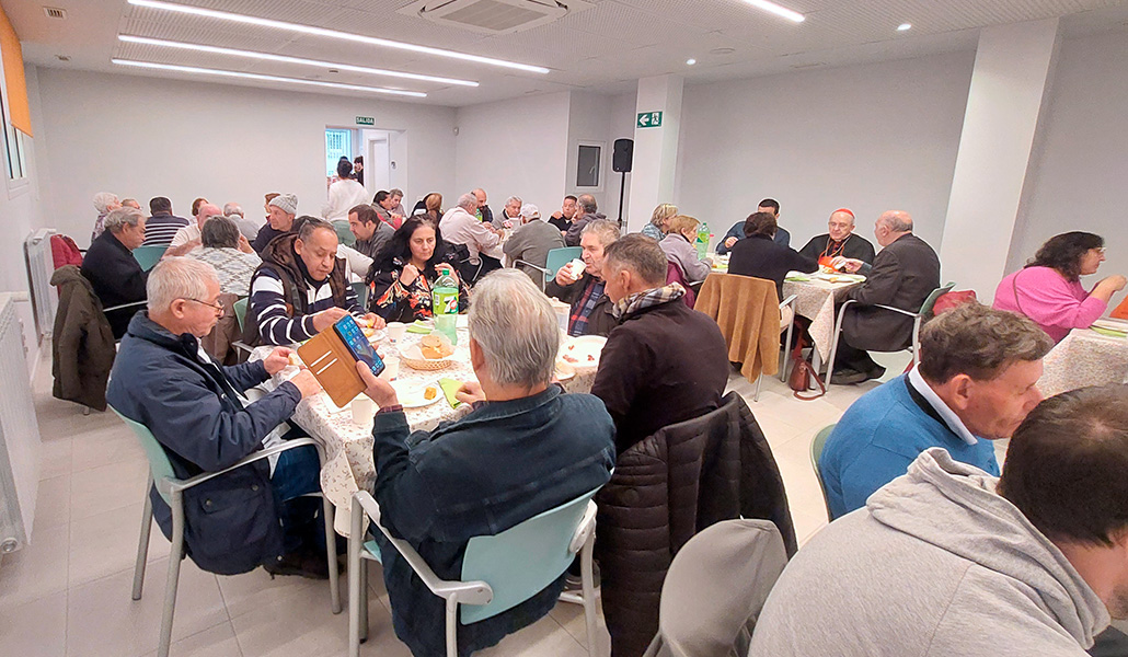Inauguración del comedor de la Casa Fratelli Tutti