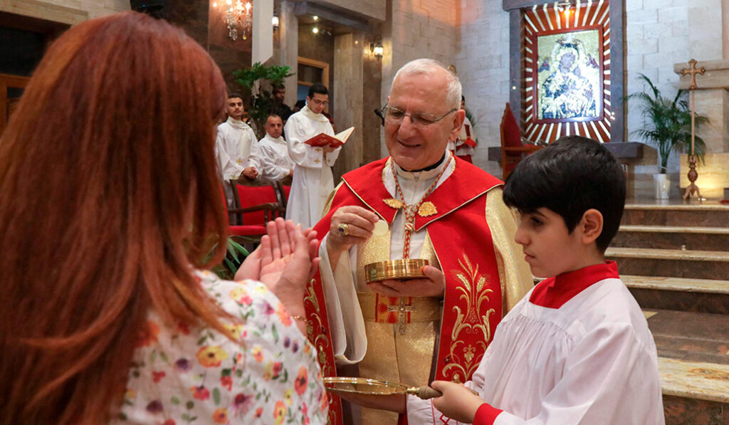 El cardenal Sako en Erbil, el 23 de julio de 2023