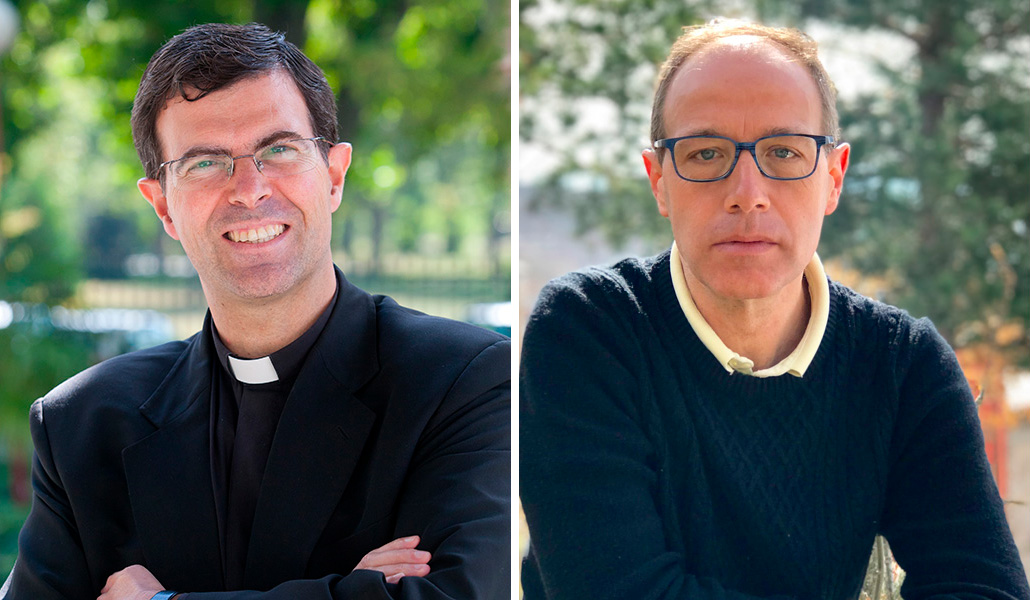 El padre Blanco Sarto y Francesc Torralba