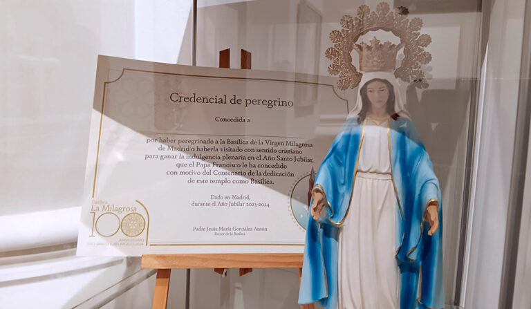 Credencial de La Milagrosa