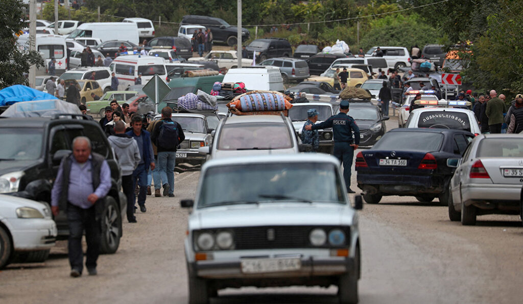 Caravana para entrar en Armenia