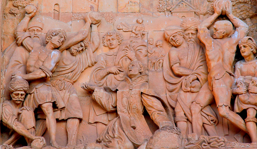 'Martirio de San Esteban'. Convento de San Estaban, Salamanca