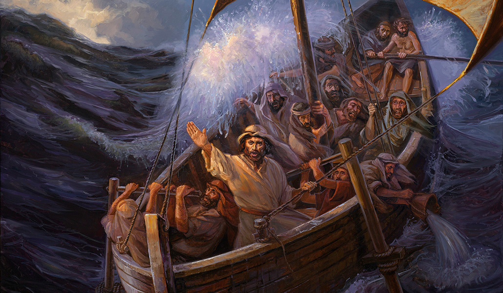 'Jesús calma la tormenta'. Jan van't Hoff