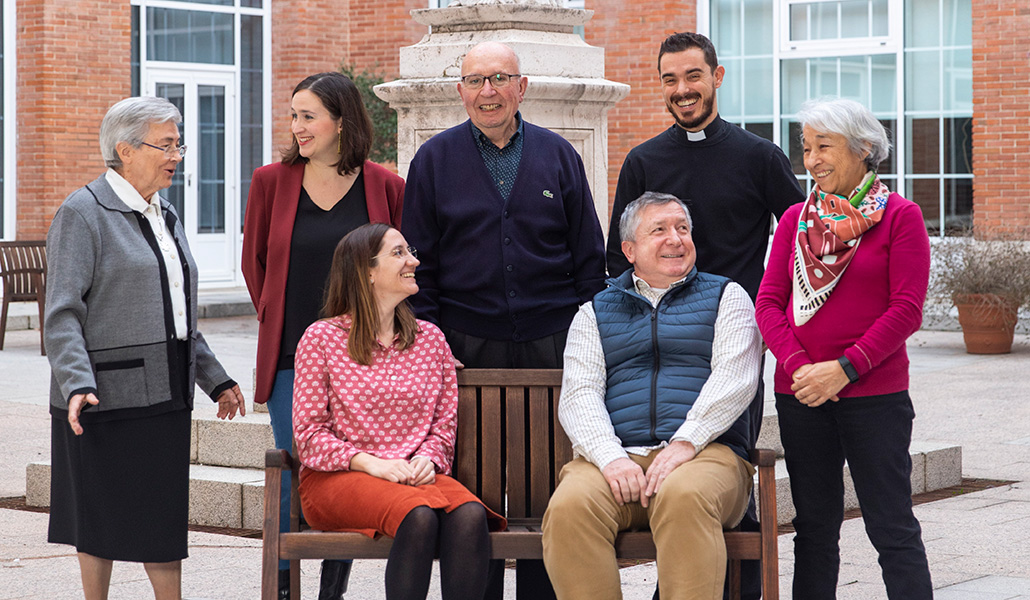 Los integrantes del grupo consultor, reunidos en el Arzobispado de Madrid