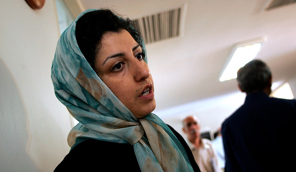 La premio Nobel Narges Mohammadi en una fotografía de archivo
