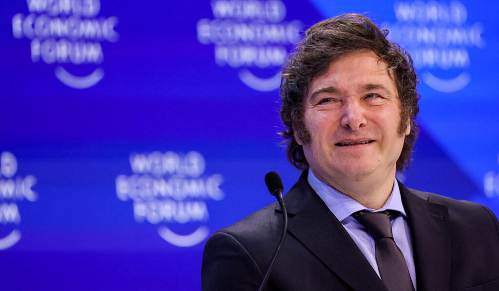 Milei participó en el Foro Económico de Davos (Suiza)