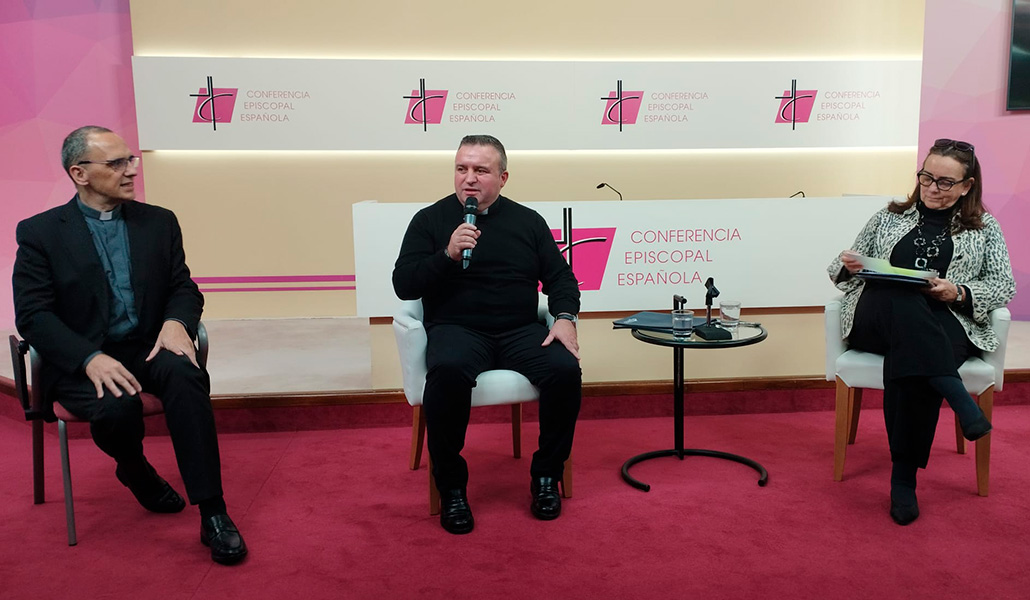 Un momento de la presentación del Encuentro de Laicos sobre Primer Anuncio