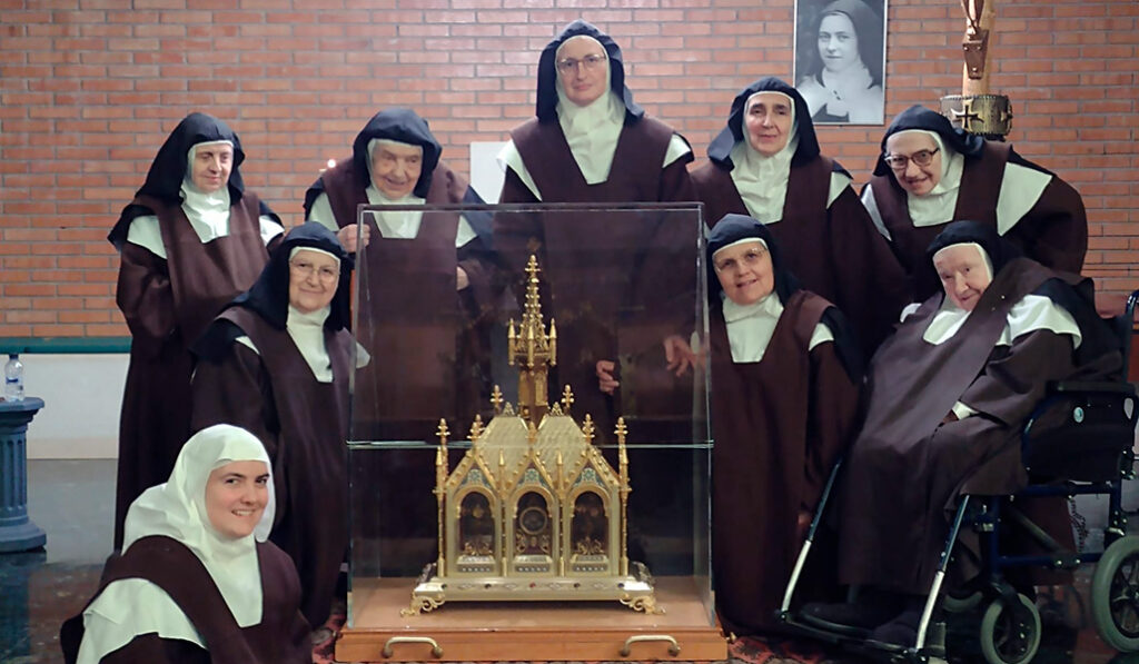 Las religiosas recibieron en octubre pasado en su monasterio las reliquias de santa Teresita de Lisieux