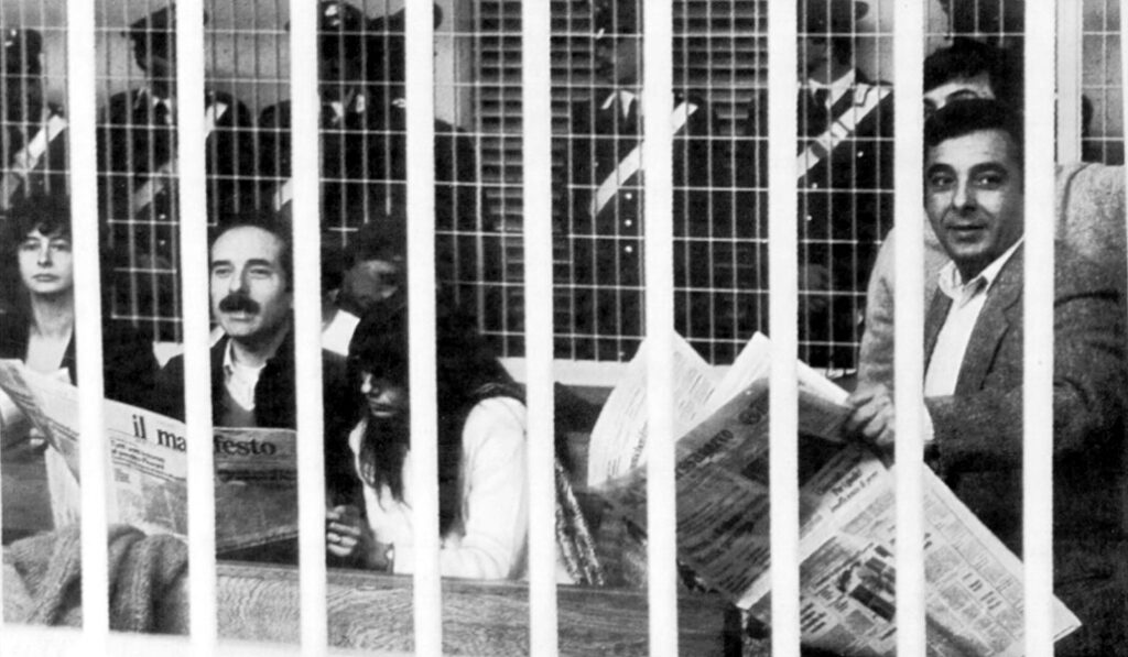Manifestación en Roma por el asesinato de Aldo Moro, el 9 de mayo de 1978