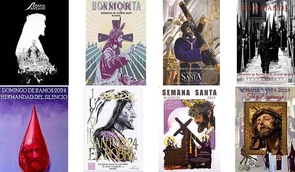 Carteles de las procesiones de Madrid