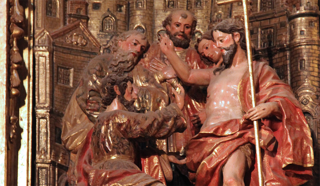 'Incredulidad de Santo Tomás'. Iglesia de Santo Tomás Apóstol de Haro. (La Rioja)