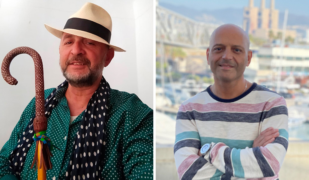 Antonio Heredia (izquierda) y Juan Cortés (derecha) son dos de los cuatro sacerdotes gitanos que hay en España