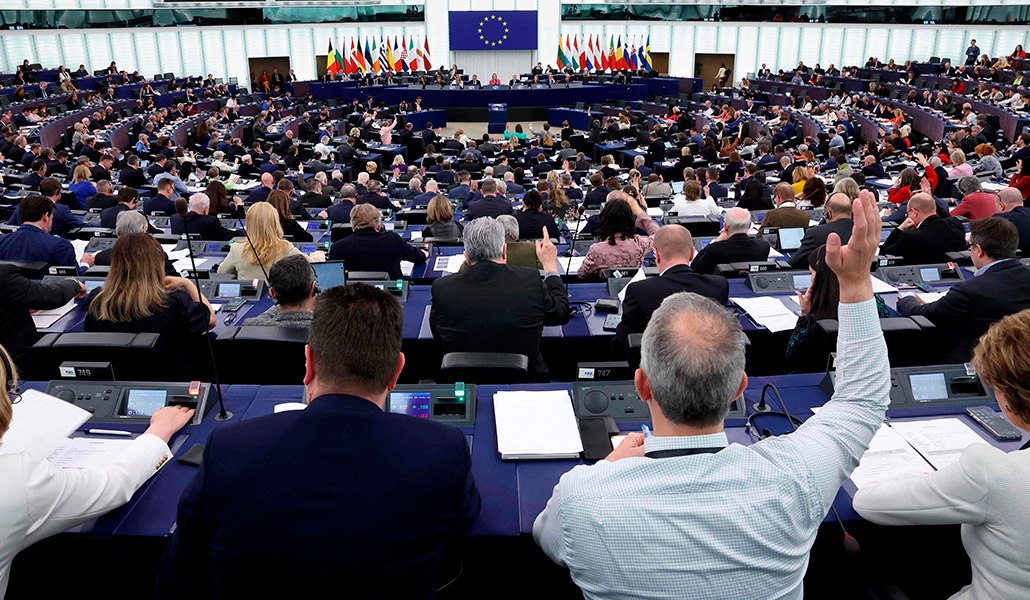 Votación en el Parlamento Europeo