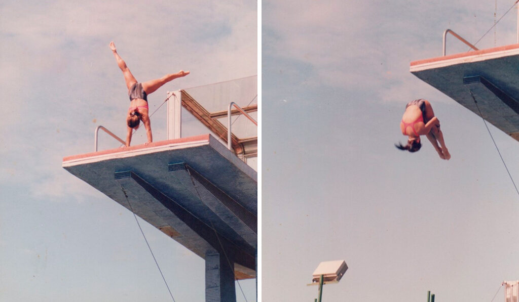 Mapi ganó el oro en la categoría absoluta de los Campeonatos de Saltos de 1992