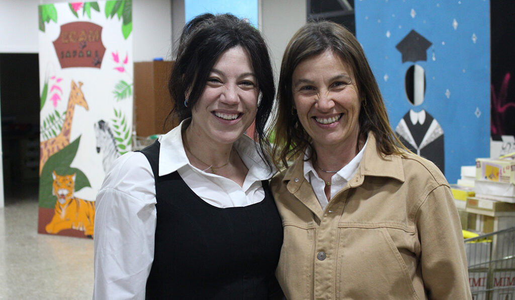 Esther y Alicia, profesoras del centro