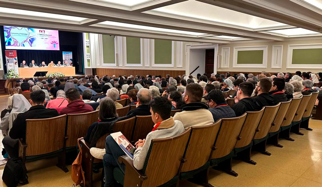 Un momento de la apertura de la Semana Nacional de la Vida Consagrada