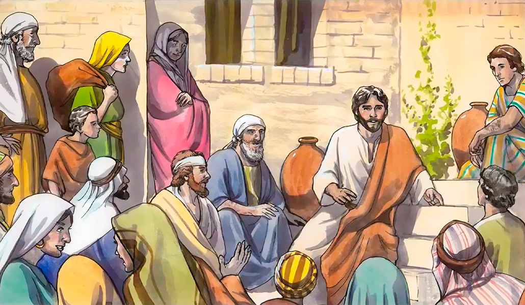 'Jesús predicando'. Paula Nash Giltner