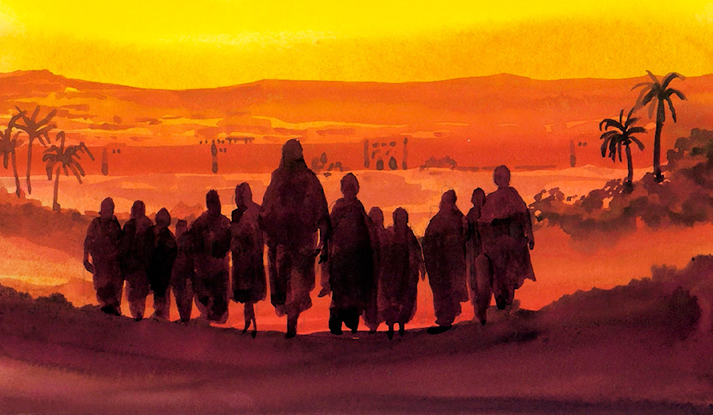 'Jesús con los apóstoles'. Obra de la artista Paula Nash Giltner