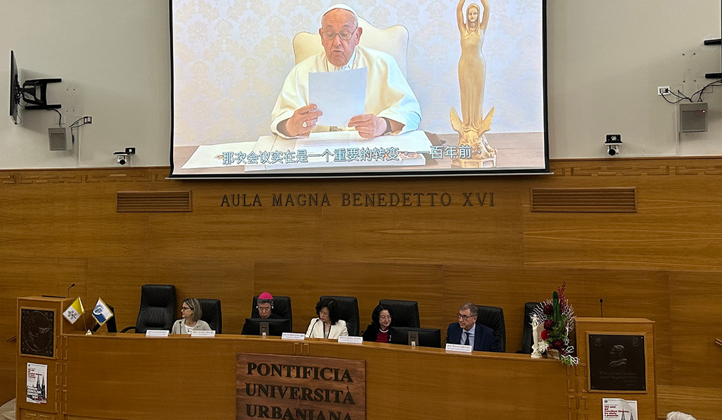 El Papa abre el congreso sobre China en el que participó el obispo de Shanghái