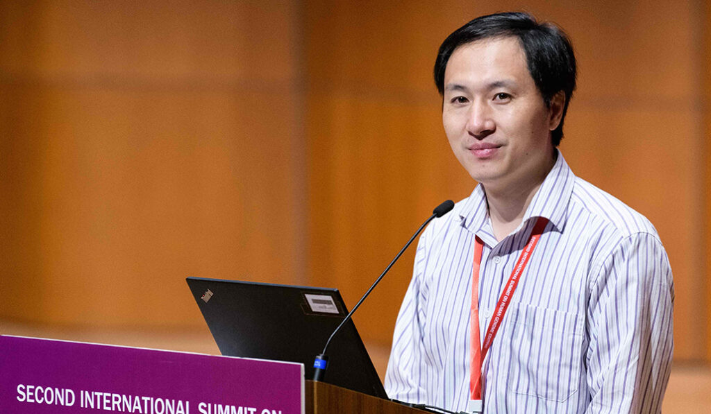 He Jiankui presenta su experimento. Desde 2018 no hay información pública sobre las niñas afectadas