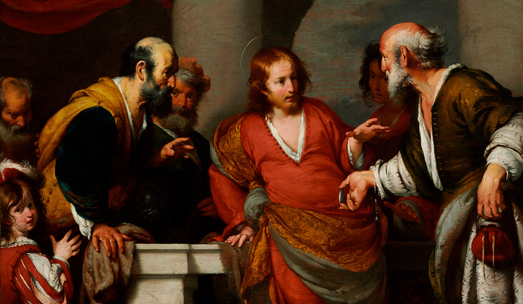 'Tributo al César'. Bernardo Strozzi. Museo de Bellas Artes de Budapest, Hungría.