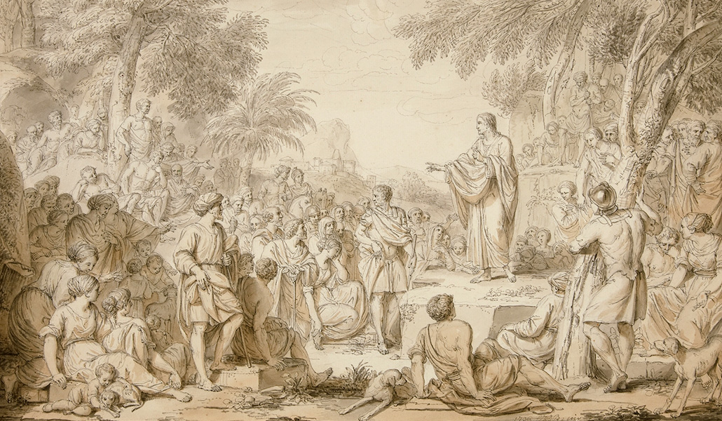 'Cristo predicando'. Louis Fabritius Dubourg