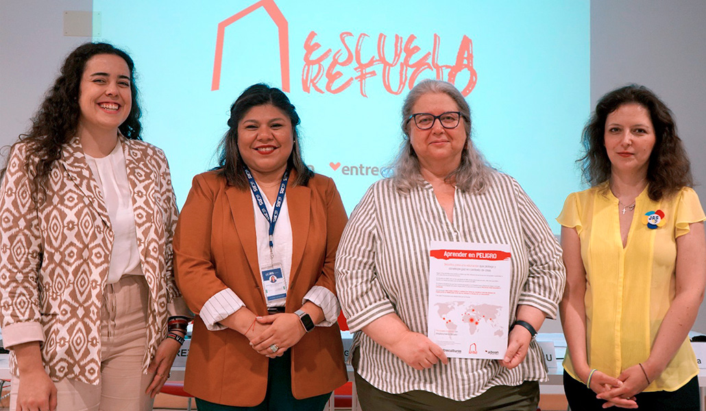 Presentación de la campaña ‘Escuela Refugio’, de Entreculturas y Alboan