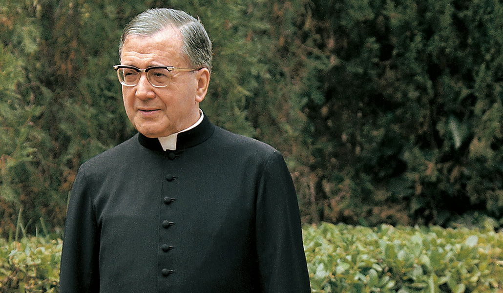San Josemaría en el año 1972 en Castelldaura, Barcelona