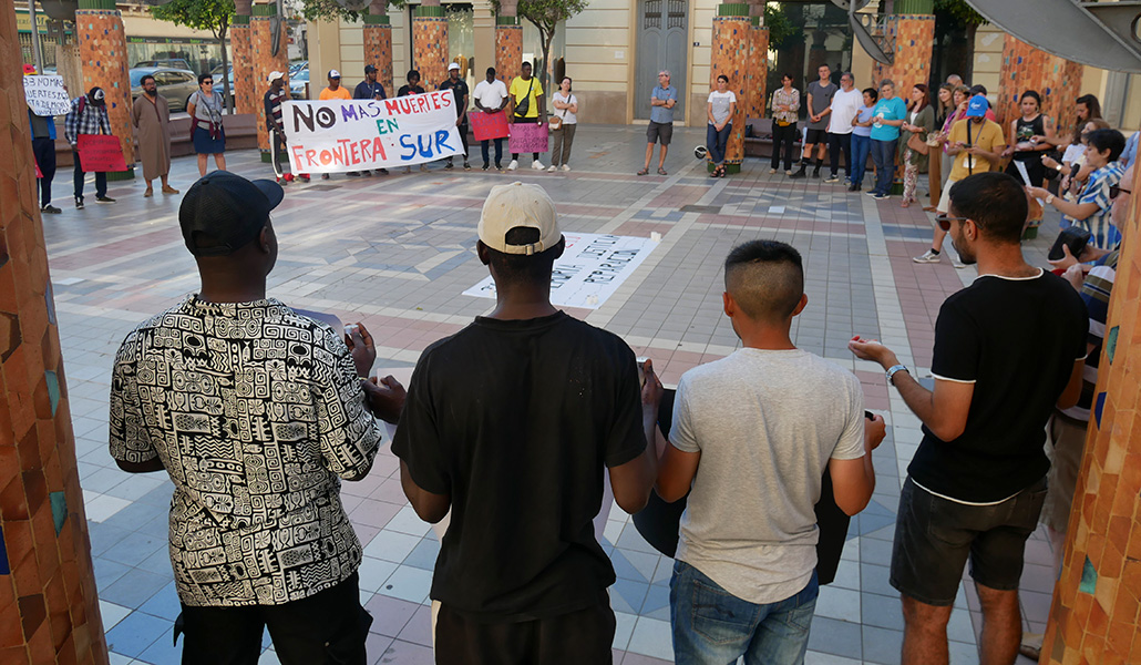Oración por las víctimas de la tragedia del 24J en Melilla en el segundo aniversario
