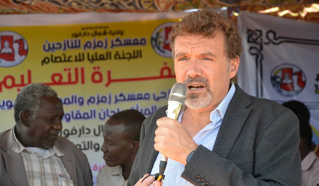 Harward en Al Fasher, capital del estado de Darfur del Norte (Sudán)