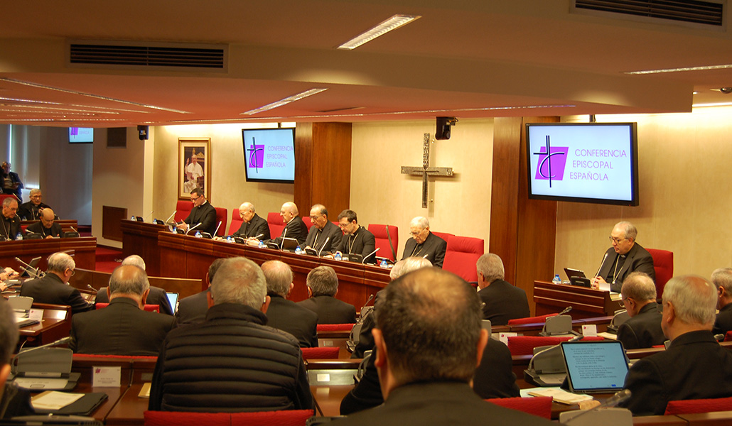 Asamblea Plenaria de la Conferencia Episcopal el pasado marzo, cuando se renovó la Comisión Permanente